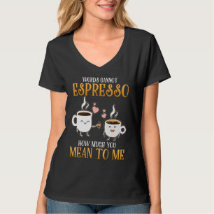 Camiseta Java Incrível Punção Fofa para Bebedores de Espre