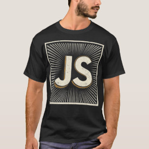 Camiseta Javascript Retro Programation Tshirt