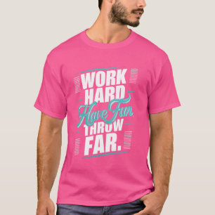 Camiseta Javelin Throw Atleta do Esporte Javelin Thrower Tr