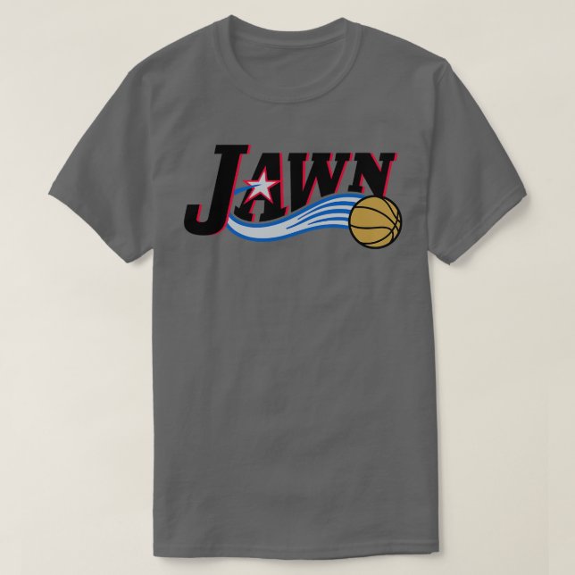 Camiseta Jawn Retro Basbol Branco 1 (Frente do Design)