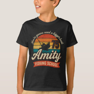 Camiseta JAWS Amity Island Fishing School você é