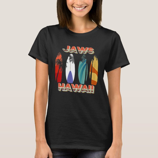 Camiseta Jaws Hawaii - Conselho Retro Premium (Frente)