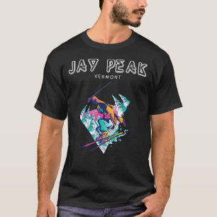 Camiseta Jay Peak Vermont Retro Skier