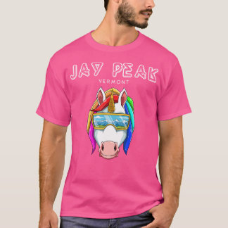 Camiseta Jay Peak Vermont Usa Ski E Snowboard Unicorn