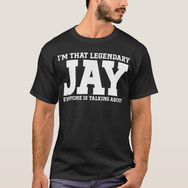 Camiseta Jay Personal Name Funny Jay funny (Frente)