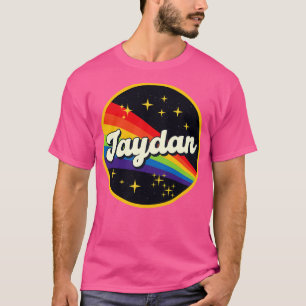 Camiseta Jaydan Rainbow No Space Vintage Style