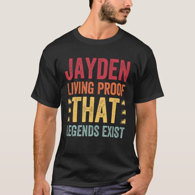 Camiseta Jayden Vivendo Prova De Que As Legendas Existem, N (Frente)