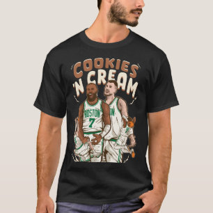 Camiseta Jaylen Brown E Kristaps Porzingis Cookies N Crea