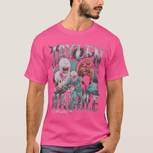 Camiseta Jaylen Waddle Miami Vintage (Frente)