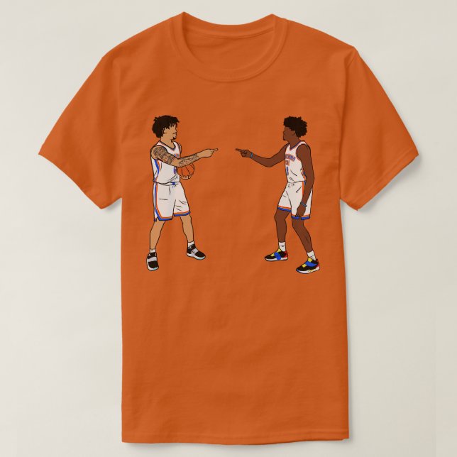 Camiseta Jaylin Williams e Jalen Williams Twins (Frente do Design)