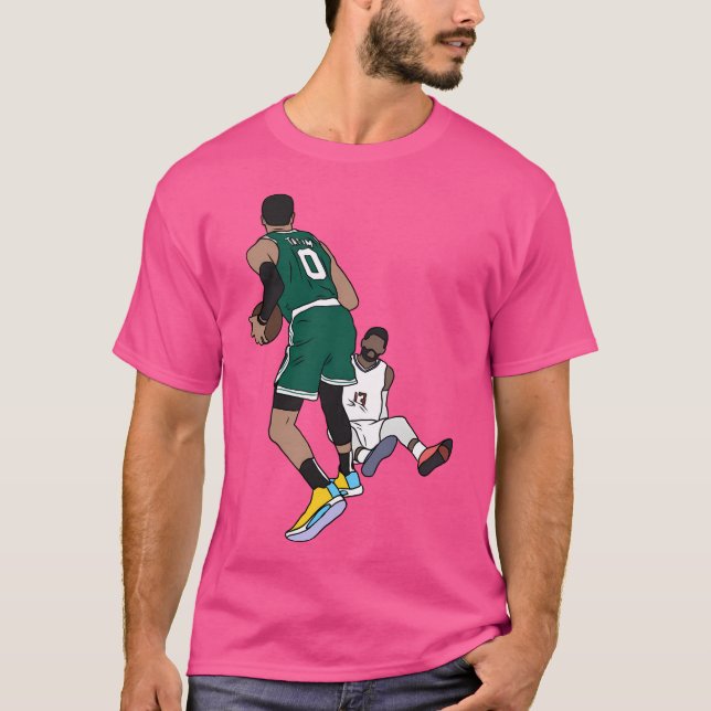 Camiseta Jayson Tatum atravessa Paul George (Frente)