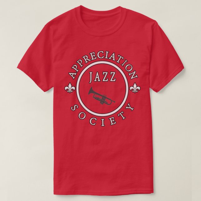 Camiseta Jazz Appreciation Society (Frente do Design)