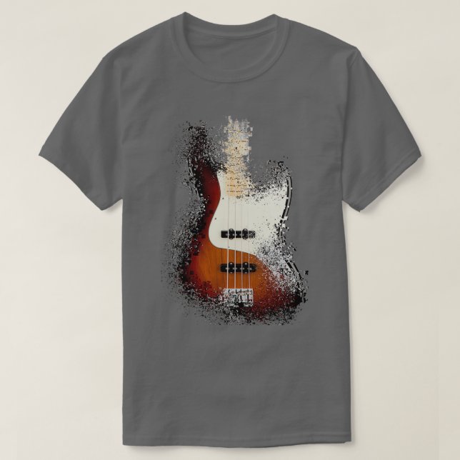 Camiseta Jazz Bass (Frente do Design)