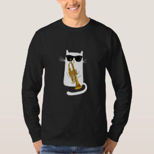 Camiseta Jazz Cat Live Esta Noite Brincadeira Legal