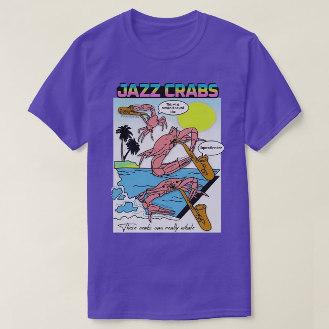 Camiseta Jazz Crabs (Frente do Design)