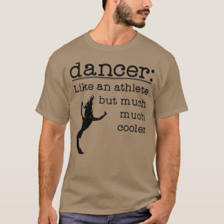 Camiseta Jazz Dance Gift Para Dançarinas Meninas Como Atlet