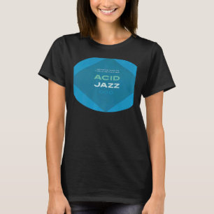 Camiseta Jazz dos anos 90 com ácido retrô