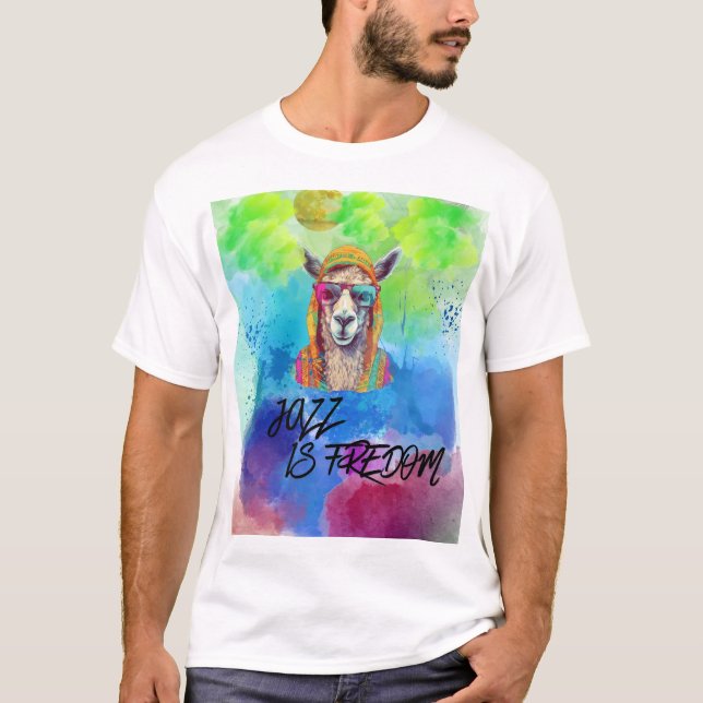 Camiseta Jazz é Liberdade (Frente)