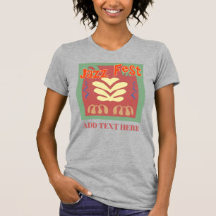 Camiseta Jazz Fest: Abstrato