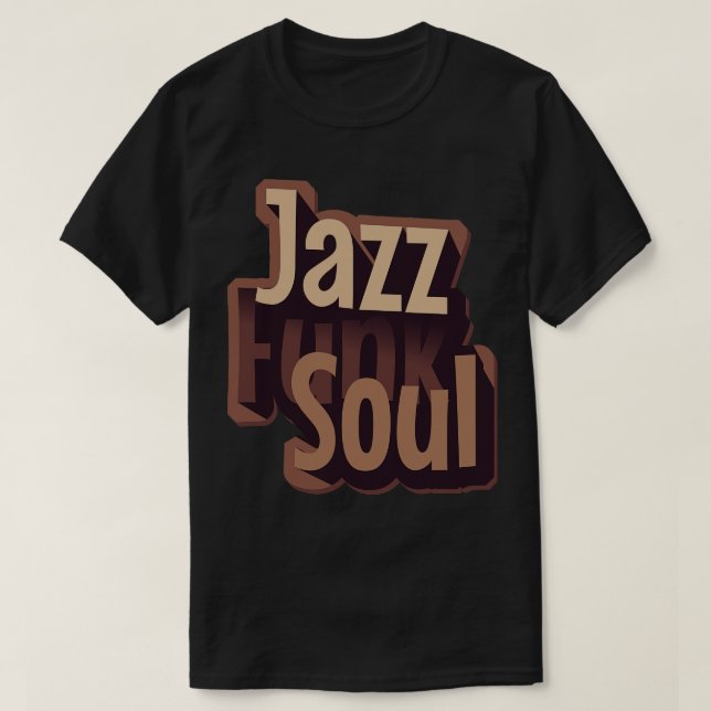 Camiseta Jazz Funk Soul (Frente do Design)