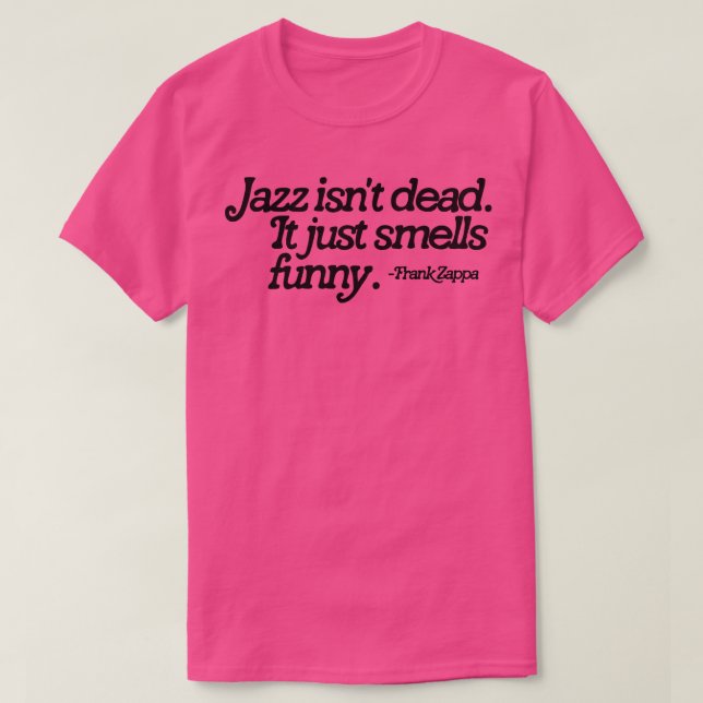 Camiseta Jazz Isnt Morto (Frente do Design)