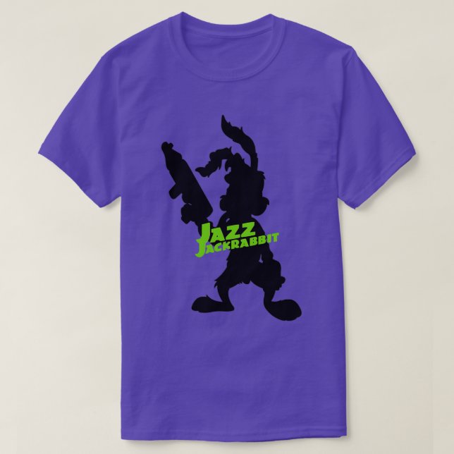 Camiseta Jazz Jackrabbit    OutlineSilhouette  (Frente do Design)