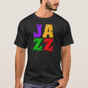 Camiseta Jazz legal colorido
