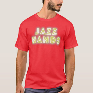 Camiseta Jazz Mãos Engraçado Design