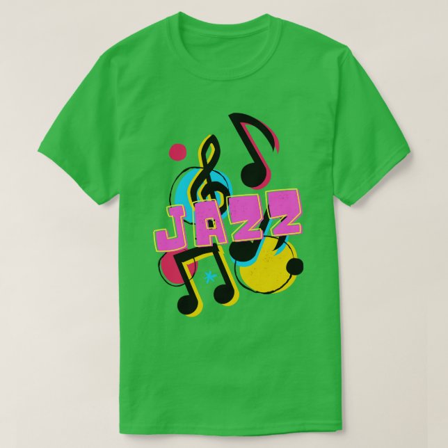 Camiseta Jazz Music Funk Soul Musical Art (Frente do Design)