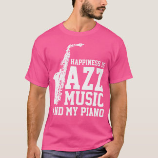 Camiseta Jazz Music Piano