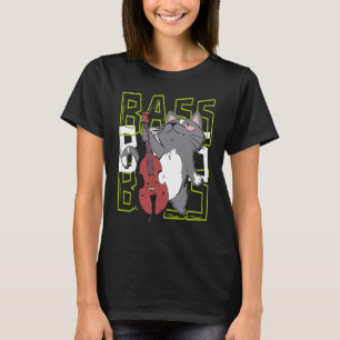 Camiseta Jazz Musical Contrabando do Gato de Baixo Duplo