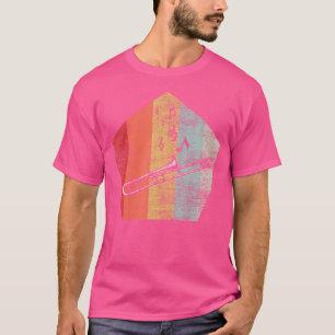 Camiseta Jazz Musical Instrumento Musical Trombone