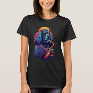 Camiseta Jazz Musical Newfound Dog Saxofone