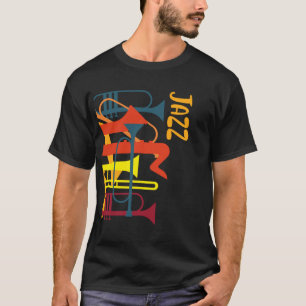 Camiseta Jazz Musical Trumpet Music Lover