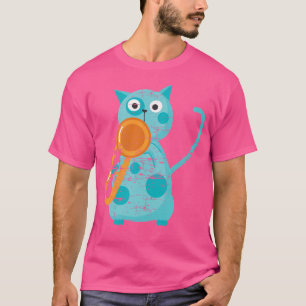 Camiseta Jazz Musical Trumpeter Cat Animal Trumpet
