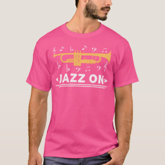 Camiseta Jazz No Jogador De Trompetes Blues Música Lovers R