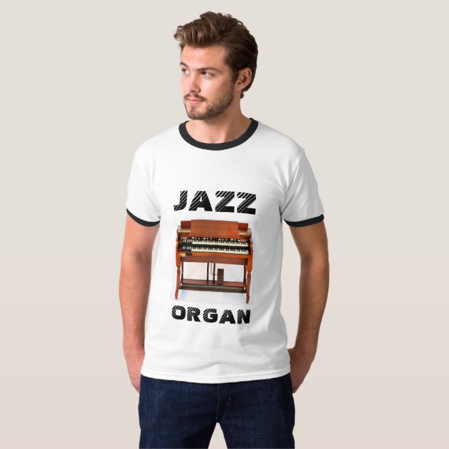 Camiseta Jazz Organ (Frente Completa)