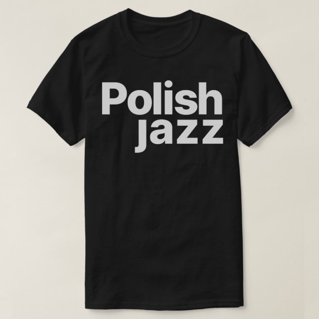 Camiseta Jazz polonês (Frente do Design)