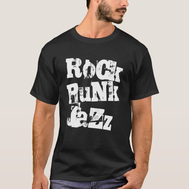 Camiseta jazz punk rock (Frente)