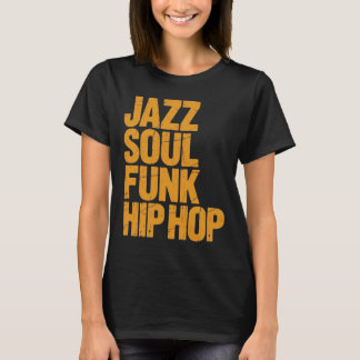 Camiseta Jazz Soul Funk Hip-hop – Cultura Musical