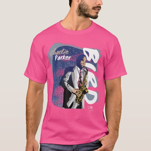 Camiseta Jazz Tribute Collection - Charlie Parker - Design (Frente)