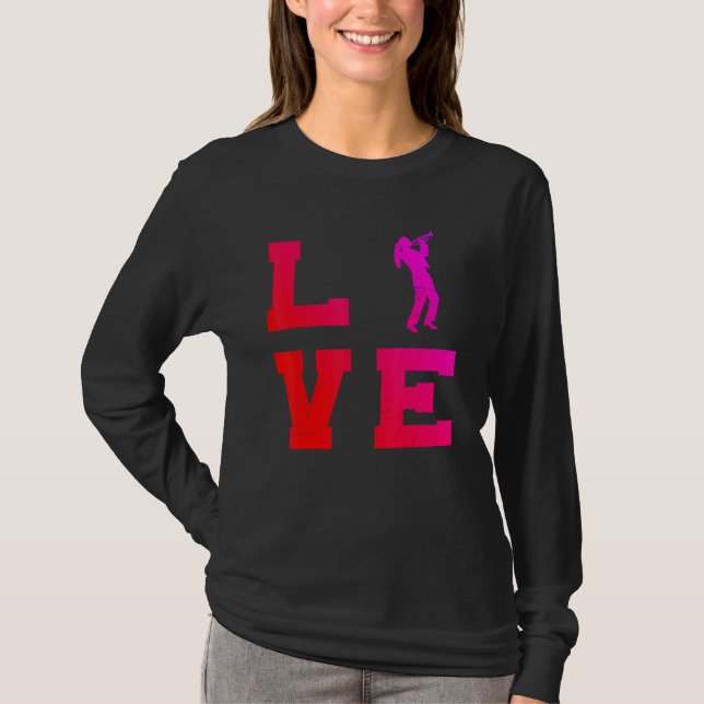 Camiseta Jazz Trumpet Player (Frente)