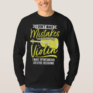 Camiseta Jazz Violino Jogador Criativo Quando Eu Toco O Vio