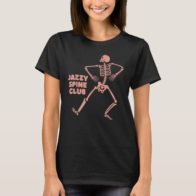 Camiseta Jazzy Spine Club Scoliosis Warrior (Frente)