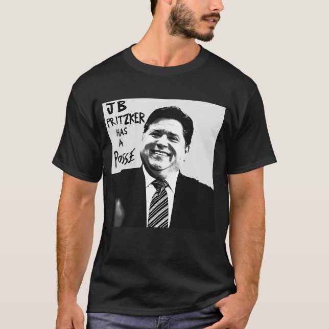 Camiseta JB Pritzker tem uma Posse (Frente)