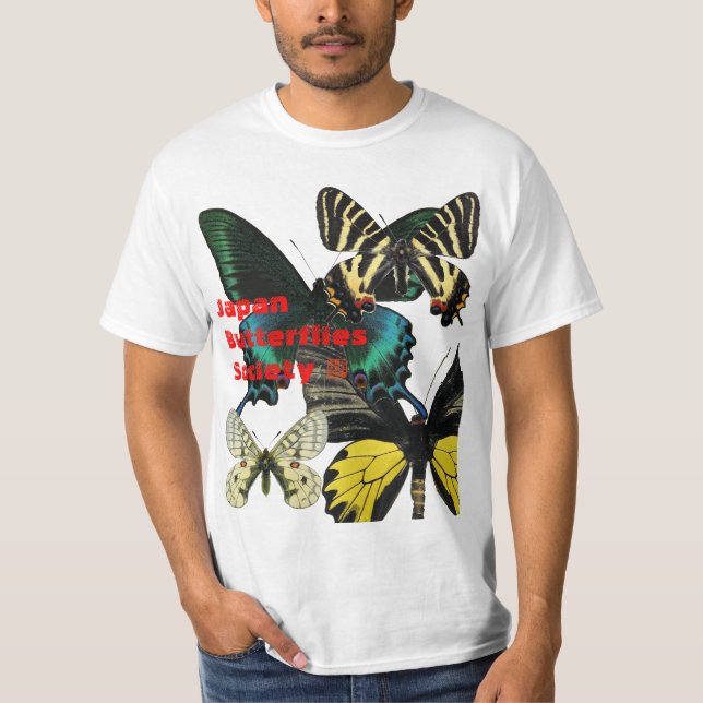 CAMISETA JBS ミヤマカラスアゲハ キシタアゲハ ウスバキチョウ ギフチョウ (Frente)