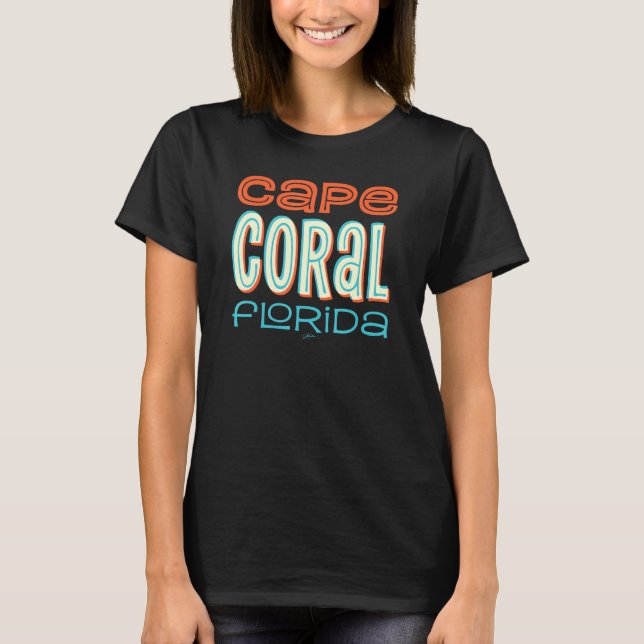 Camiseta Jcombs Cape Coral Florida Beach (Frente)