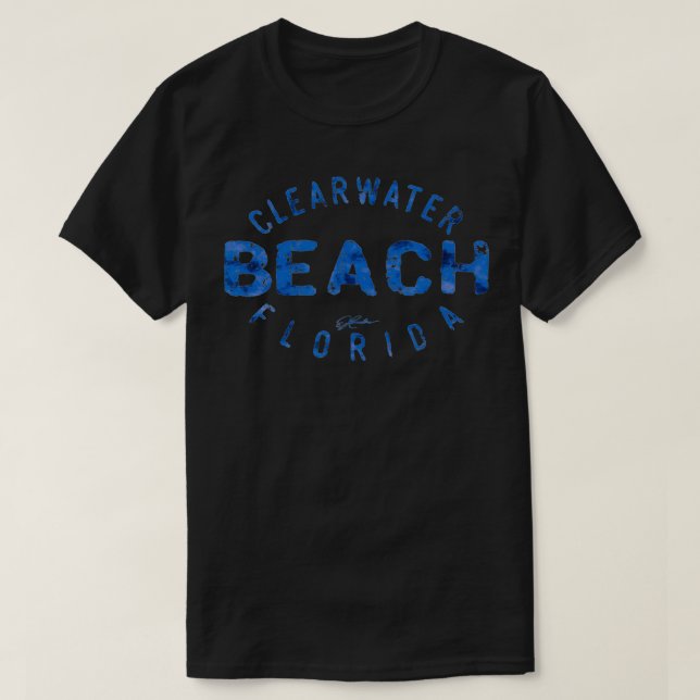 Camiseta JCombs Clearwater Beach, FL (Frente do Design)
