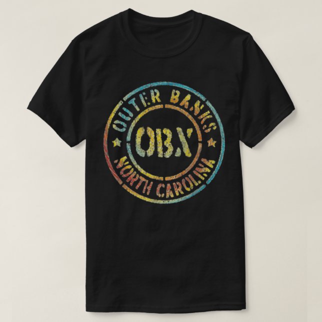 Camiseta JCombs Outer Banks (OBX), NC (2Sided) (Frente do Design)