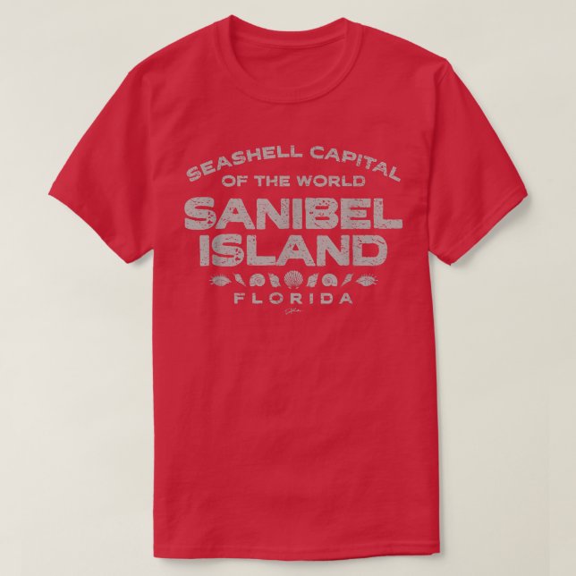 Camiseta Jcombs Sanibel Island, Florida 557  (Frente do Design)